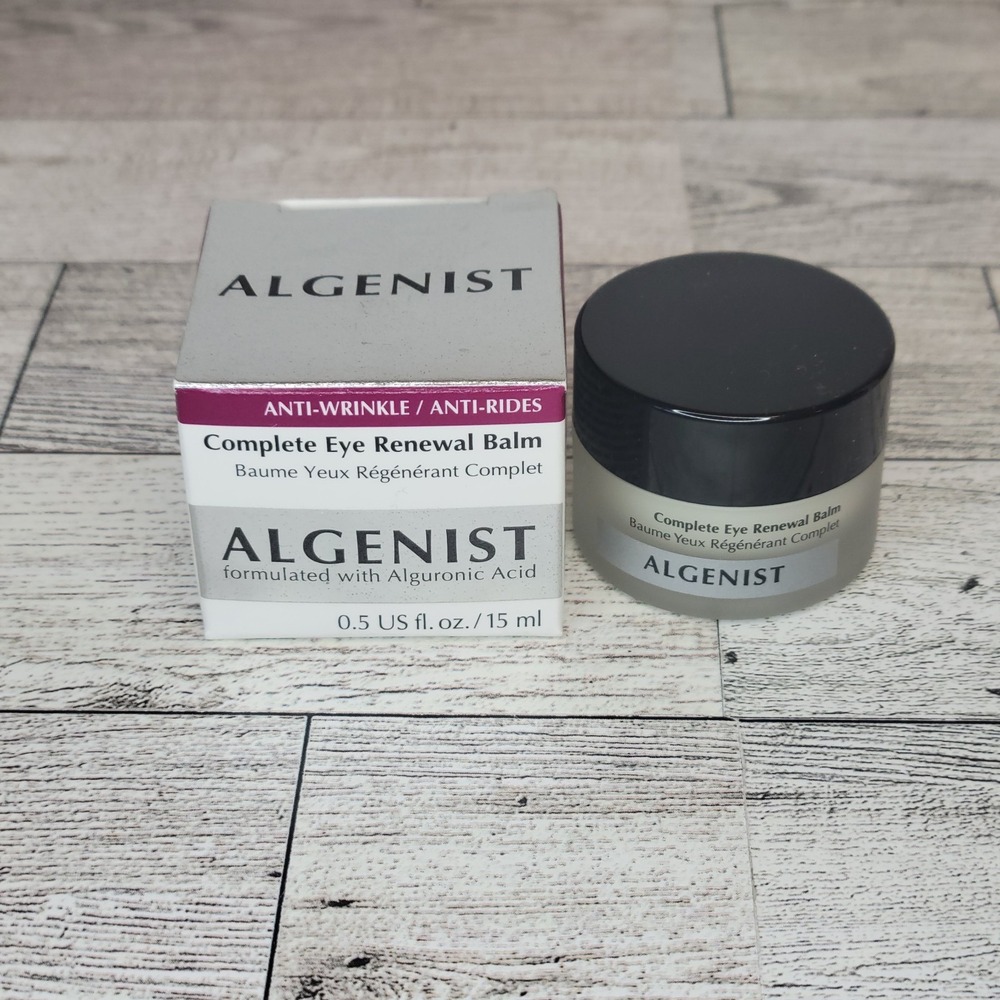 Algenist Anti-Wrinkle Complete Eye Renewal Balm With Alguronic Acid 0.5 oz NEW